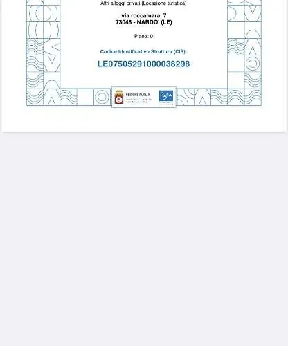 Volta Al Centro Via Padreterno * 나르도